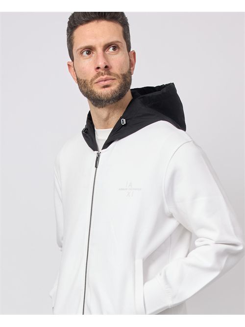 Felpa uomo AX con dettagli a contrasto ARMANI EXCHANGE | XM000515-AF13047M0001